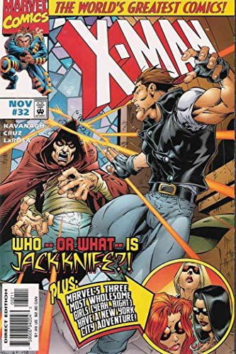 X-Man 32 VF / NM; Marvel çizgi romanı / 1. Görünüm Çakı