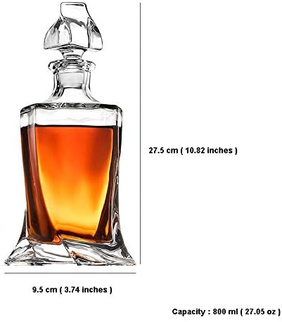 WSSBK Kristal Cam Viski Sürahi kurşunsuz Viski Likör Alkol Bourbon Scotch