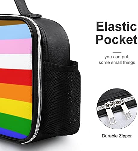 LGBT Gökkuşağı Transseksüel Gurur Bayrağı Kullanımlık yemek taşıma çantası Yalıtımlı öğle yemeği kutu konteyner Ofis