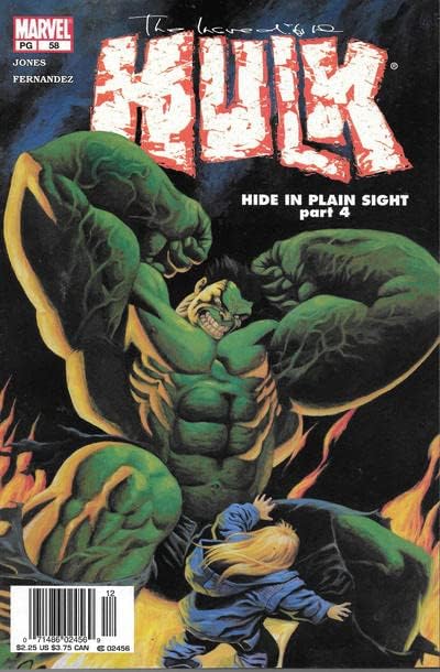 İnanılmaz Hulk, (2. Seri) 58 (Gazete Bayii) VF / NM ; Marvel çizgi romanı / Bruce Jones