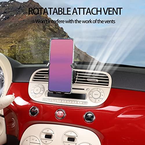 TongSheng Araç Telefonu Dağı Fit için Fiat 500 2010 2011 2012 2013 2014 2015, Telefon Dağı için Araba Havalandırma,