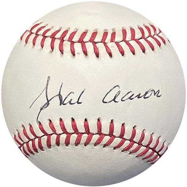 Hank Aaron İmzalı Beyzbol (PSA Auto Grade 9) - İmzalı Beyzbol Topları