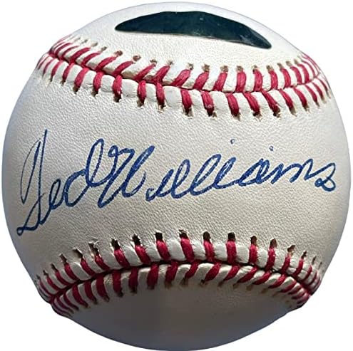 Ted Williams İmzalı Resmi Amerikan Beyzbol Ligi (Yeşil Elmas) - İmzalı Beyzbol Topları