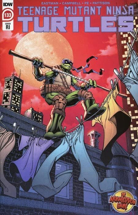 Genç Mutant Ninja Kaplumbağalar (5. Seri) 133C VF/NM ; IDW çizgi roman / RI 1:10 varyantı
