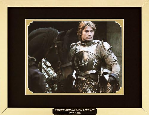 Oyun thrones Nikolaj Coster - Waldau olarak Jaime Lannister Çerçeveli Film Fotoğraf Plaka ile Özel Yapılmış Gerçek