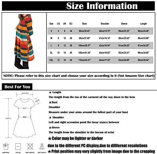 NOKMOPO Kokteyl Elbiseleri Kadınlar için Akşam Parti Moda Omen Rahat Çizgili Düğme T-Shirt Uzun Kollu Elbise Parti