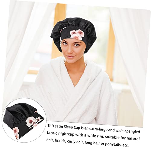 FOMİYES duş boneleri Kadınlar için Uyku Kapaklar Kadınlar için Saten Şapka Elastik Duş Bonesi Kadın Banyo Şapkası
