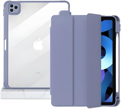Honfomy iPad 10.2 Kılıf iPad 9th Nesil 2021 / iPad 8th Nesil 2020 / iPad 7th Nesil 2019 Kılıf TPU Akrilik Kalem Tutucu