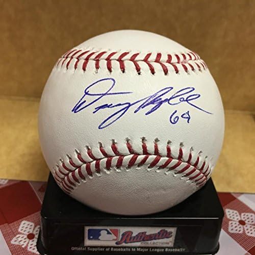 Danny Reynolds Houston Astros M. l. coa İmzalı Beyzbol Topları ile İmzalı Beyzbol