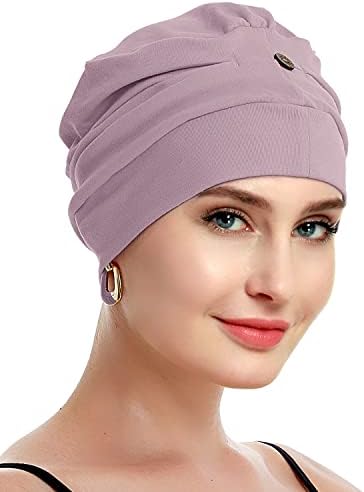 osvyo Pamuk Kemo Türban Kadınlar için Kanser Saç Dökülmesi şapka-Pamuk Hafif Şapkalar Mühürlü Ambalaj