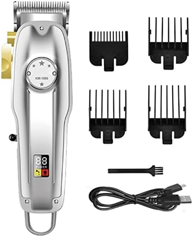 Saç makasları Erkekler için, Elektrikli Saç Düzeltici USB Şarj Taşınabilir kesme makası Saç Makinesi Berber