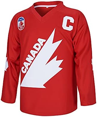 Erkekler 99 Gretzky Labatt Takımı Coupe Kanada Kupası Buz Hokeyi Forması Dikişli