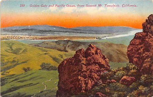Mt. Tamalpais, Kaliforniya Kartpostalı