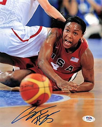 CAPPİE PONDEXTER İmzalı 8x10 fotoğraf WNBA PSA/DNA İmzalı - İmzalı NBA Fotoğrafları