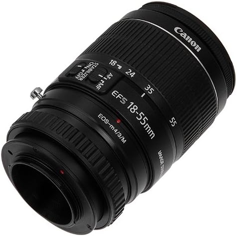 Fotodiox Pro Lens Montaj Adaptörü, Canon EOS (EF, EF-s) Dağı Lens için Mikro 4/3 (MFT) Aynasız Dijital Fotoğraf Makineleri