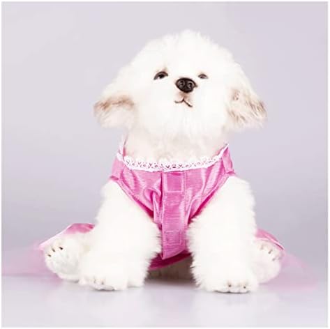 WALNUTA Küçük köpek evcil hayvan giysileri Elbise Büyük Polka Dot Prenses Elbise Bahar ve yaz elbisesi Kostüm (Renk: