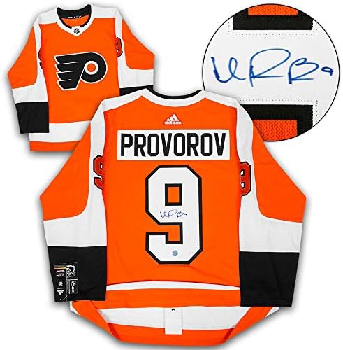 Ivan Provorov Philadelphia Flyers İmzalı Adidas Forması-İmzalı NHL Formaları