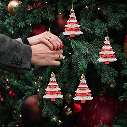 Noel Top Şekli Noel Ağacı Dekorasyon Sahne Noel Kolye Plastik Top Boyalı Noel Ağacı Hummingbird Vitray Büyükanne