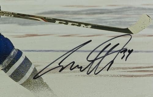 Auston Matthews Maple Leafs İmzalı Çerçeveli 16x20 Hokey Fotoğraf Fanatikleri-İmzalı NHL Fotoğrafları