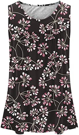 Kadınlar için tunik Üstleri, 2023 Yaz Rahat Şık Kısa Kollu T Shirt Çiçek Sevimli Tees Tshirt Moda Bluzlar giymek