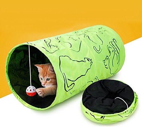 ZZK Pet Oyuncak Katlanabilir Pet Tünel Oyuncak Kedi Oyun Gizli Parça Tüp Kemer / Asılı Top Kedi Oyuncak Pet Malzemeleri