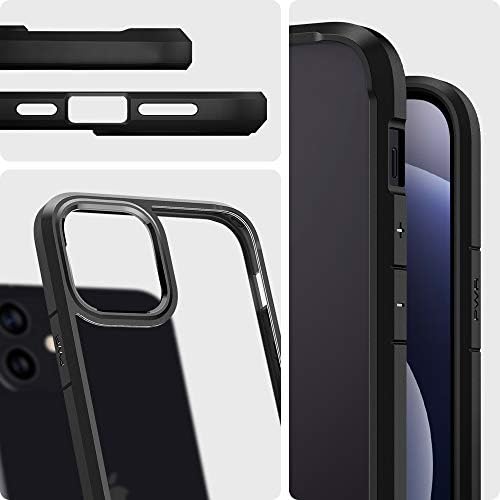 iPhone 12 Mini Kılıf için Tasarlanmış Spıgen Ultra Hybrid (2020) - Mat Siyah
