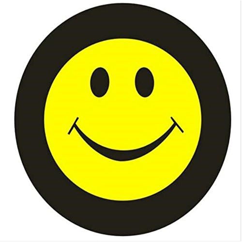 Gülümseme Logolu Ken-Tool Saf Siyah 14, 15,16,17 inç PU Yedek Lastik Lastik Tekerlek Vana Kapağı (1 adet Paket) (14