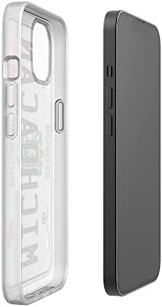 Iphone 13 Kılıf ile uyumlu Michoacan Plaka Nakış Etkisi Tasarım Baskı TPU Silikon Saf Temizle Yumuşak Telefon Kılıfı