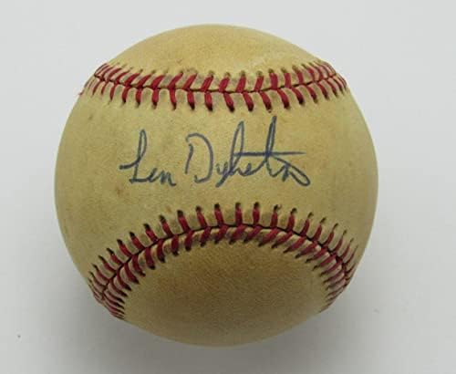 Lenny Dystra Philadelphia Phillies / Mets İmzalı / İmzalı ONL Beyzbol-İmzalı Beyzbol Topları