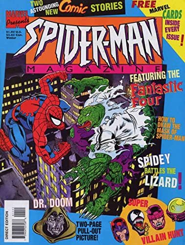 Örümcek Adam Dergisi 11 (kartlı) VF; Marvel çizgi romanı / Fantastik Dörtlü