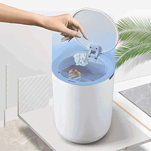 CXDTBH Akıllı çöp tenekesi Su Geçirmez Ev çöp tenekesi Oturma Odası Mutfak Banyo için 8L Sevimli Yatak Odası Otomatik