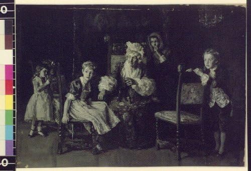Tarihsel Bulgular Fotoğraf: Yaşlı Kadın, Çocuklar, Alice Barber Stephens, 1886?, Noel, Çocuk, Tatil