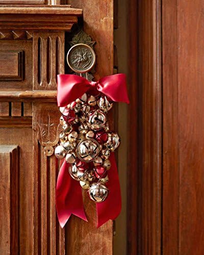 Charmed Büyük Boy Noel Yıldız Kesme Jingle Bell Süs 3 6'lı Paket (Metalik Pembe)