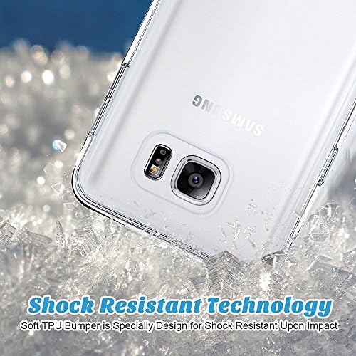 Samsung Galaxy Not 5 Telefon Kılıfı Kapak , [ Fırtına Satın] Ultra İnce Şeffaf Crystal Clear TPU Koruyucu Yumuşak