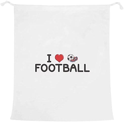 Azeeda' Futbolu Seviyorum ' Çamaşır/Yıkama/Saklama Çantası (LB00021174)