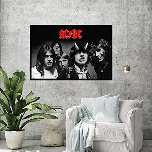 Cehenneme Giden AC / DC Poster Karayolu BW (36x 24)