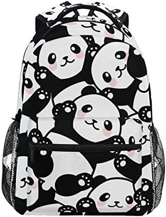 Qilmy Panda çocuklar için sırt çantası Kız Erkek Okul Öğrenci Bookbag Laptop Sırt Çantası Seyahat Sırt Çantası