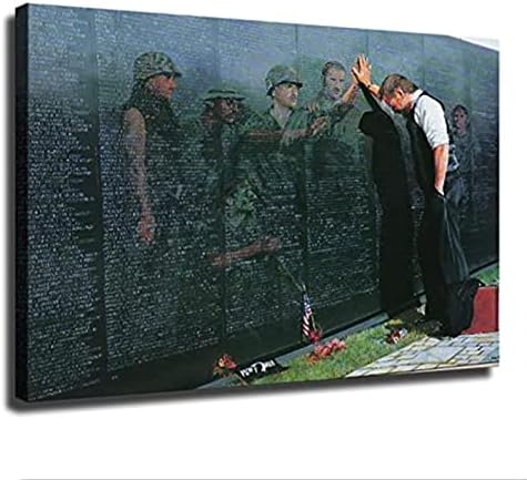 Yansımaları Vietnam Savaş Anıtı Duvar Lee Teter tarafından Güzel Poster Duvar sanatı Boyama Tuval Baskı İlham Manevi