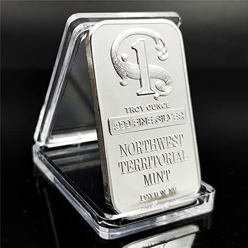 Kuzeybatı Toprakları Coğrafi hatıra parası Gümüş Bar Gümüş Madalya Madalya Kanada Kraliyet Sikke Şekilli 1 Kelime