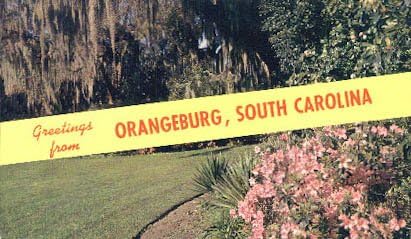 Orangeburg, Güney Carolina Kartpostalı