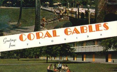 Coral Gables, Florida Kartpostalı
