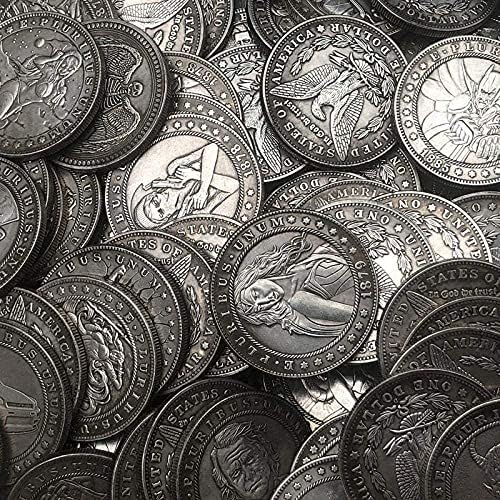 1981 Antika Sikke Amerikan Kartal Gümüş Kaplama hatıra parası Çoğaltma Eski Sikke dolaşımsız hobo Nikel Amerikan Morgan