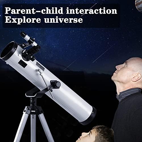 Timisea Çocuklar Başlayanlar Teleskop, 76mm Diyafram 700mm Odak Uzaklığı Kapsam Çocuklar ve Astronomi için, Astronomik