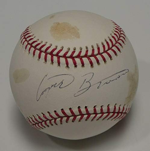 Cooper Brannan Resmi Beyzbol Birinci Ligi PSA/DNA COA USMC Padres SP İmzalı Beyzbol Toplarını İmzaladı