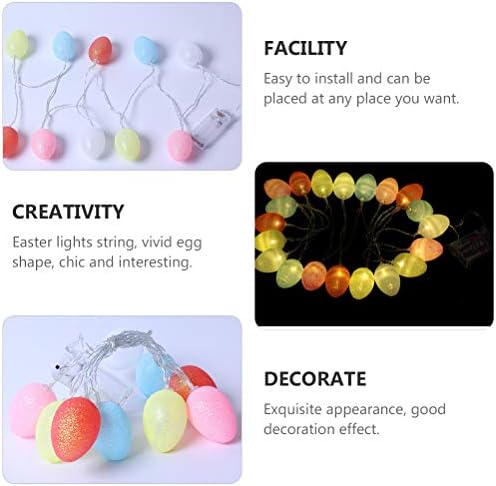 1 Takım Paskalya Yumurtası LED Dize İşıklar parti çocuk Yatak Odası ışık dekorasyonu Ev Dekor Kutlama Partisi için