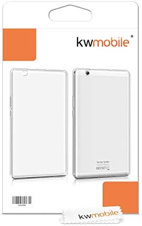 kwmobile Kılıf ile Uyumlu Huawei MediaPad M3 8.4 Kılıf-Yumuşak TPU Arka Koruyucu Kapak için Tablet-Şeffaf