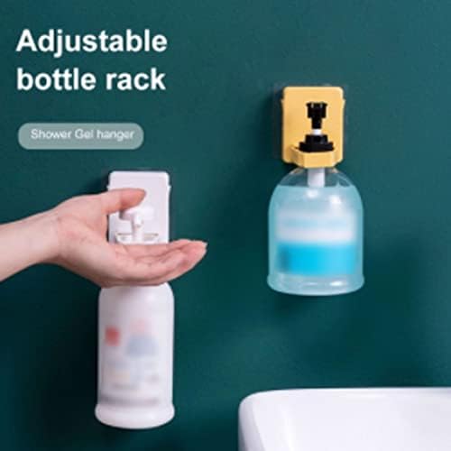AHFAM Metal Raflar 2 Adet Kendinden Yapışkanlı Duvara Monte Ayarlanabilir Sıvı Sabunluk şampuan şişesi Raf Duş Jeli
