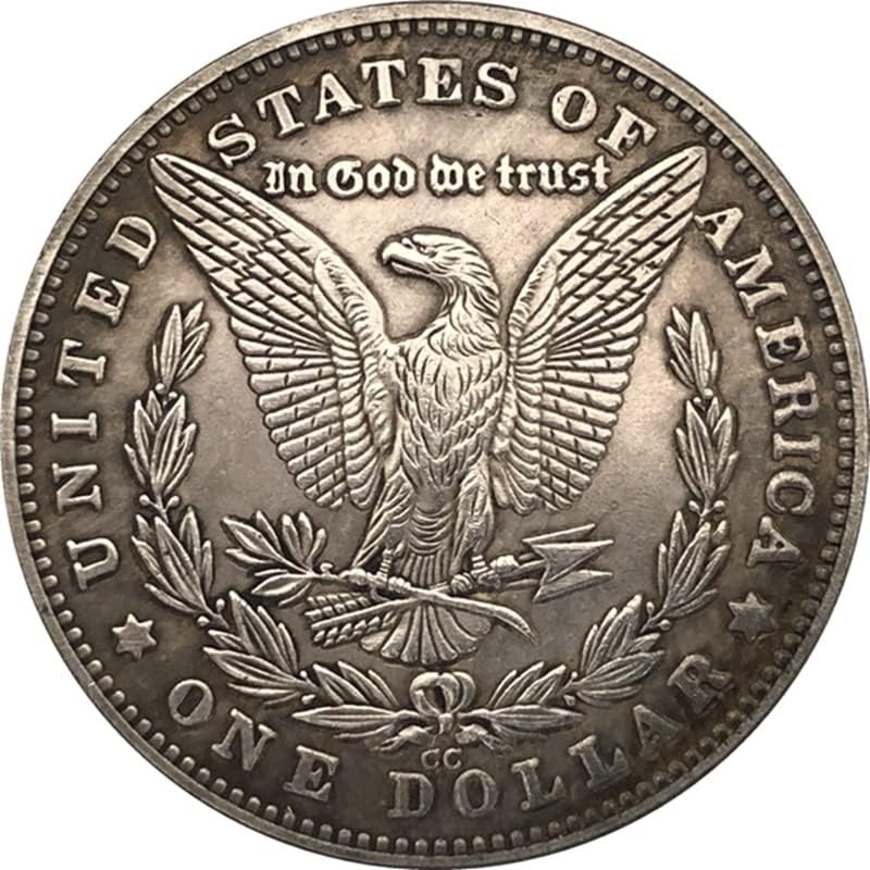 38MM Antik Gümüş Dolar Sikke Amerikan Morgan Serseri Sikke 1879CC Zanaat 143