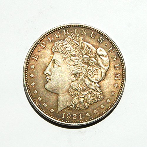 1921 Amerika Birleşik Devletleri Morgan Gümüş (%90) Dolar $ 1 Seçim İnce Detaylar